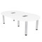 Skutchi Designs 45.25 in W, 84 in L, 29 in H, Engineered Wood Top, White H-RAC-4684-PT-09-EL - alternate 1